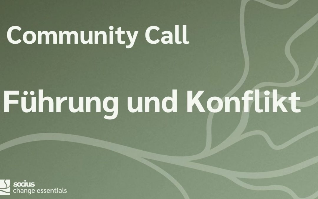 SOCIUS change essentials: Führung und Konflikt